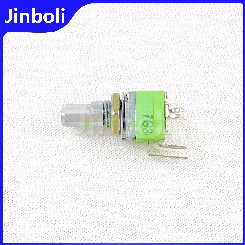 1PCS RK09 Type B50K Vertical Double Precision Potentiometer With Center Positioning Power Amplifier Audio Volume