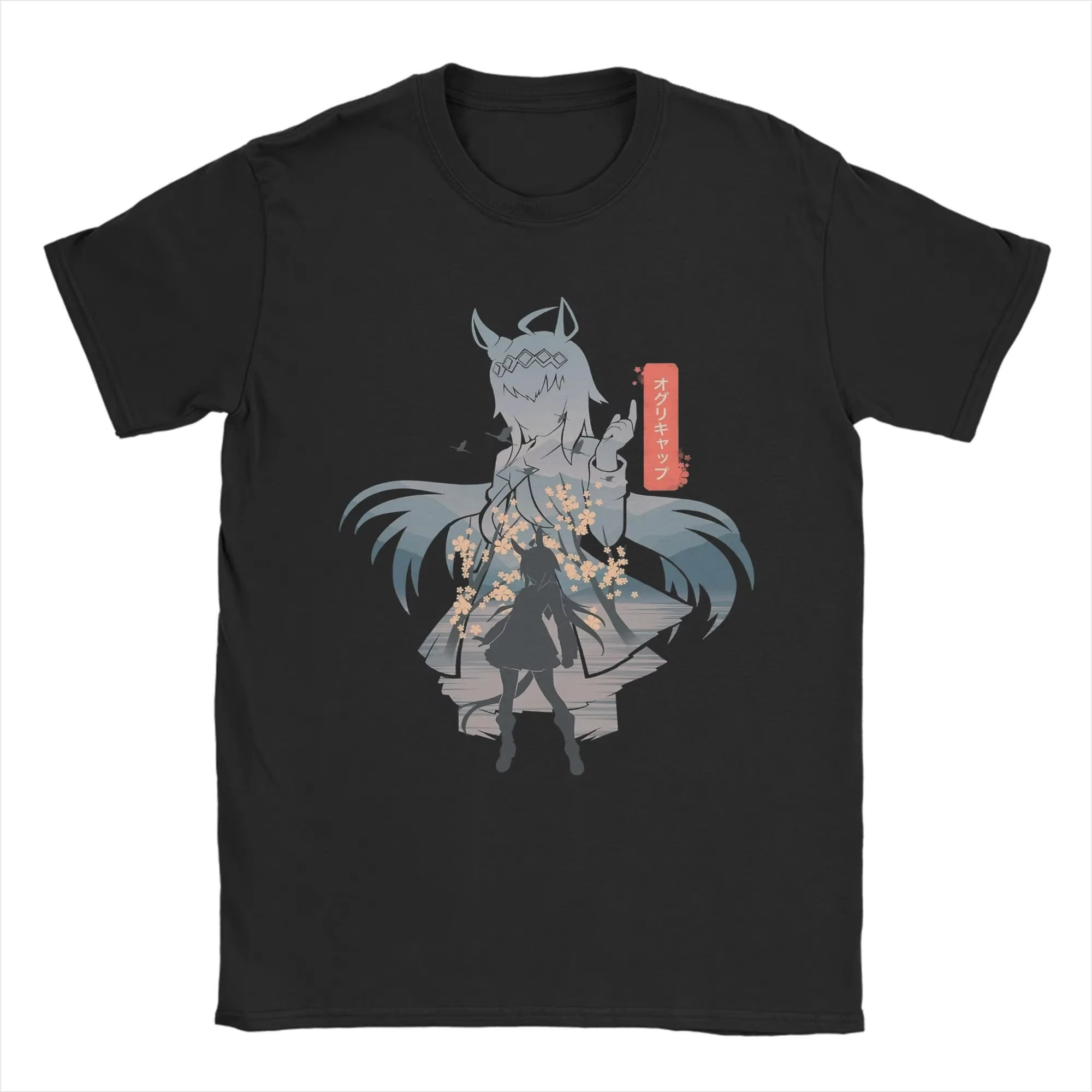 Uma Musume Rice Shower T-Shirt Men Women Cotton Graphic Printed Short Sleeve Gothic Streetwear Tee Summer Casual 2026 Hot Sale