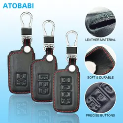 Leather Car Key Cover Case Accessory For Toyota Camry Tacoma Avalon RAV4 Highlander Sienna Land Cruiser Prius Sienta Noah Aurion