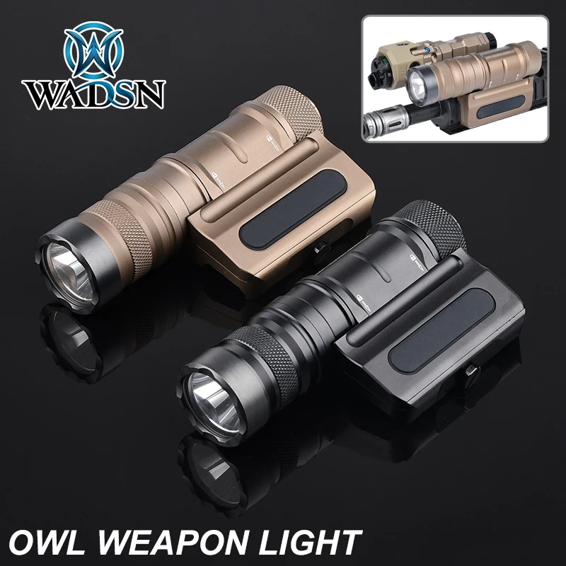 

OWL Flashlight 1500Lumens CloudDefensive Optimized Weapon Light White LED Strobe Fit hunting 20mm Rail Airsoft Rifle Scout Light