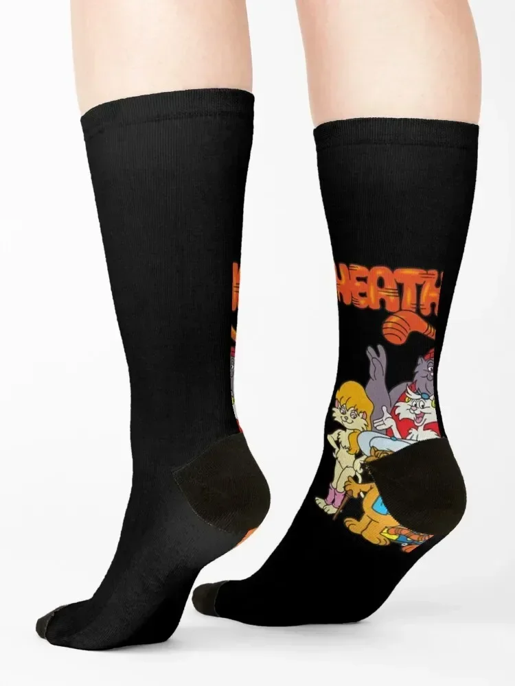Heathcliff T-Shirt Socks New year's aesthetic fashionable warm winter Socks For Women Men's