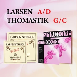 Thomastik-Infeld SPIROCORE Cello G String/C String S28 S29 S32 S33 4/4 Size LARSEN Soloist Cello A String/D String