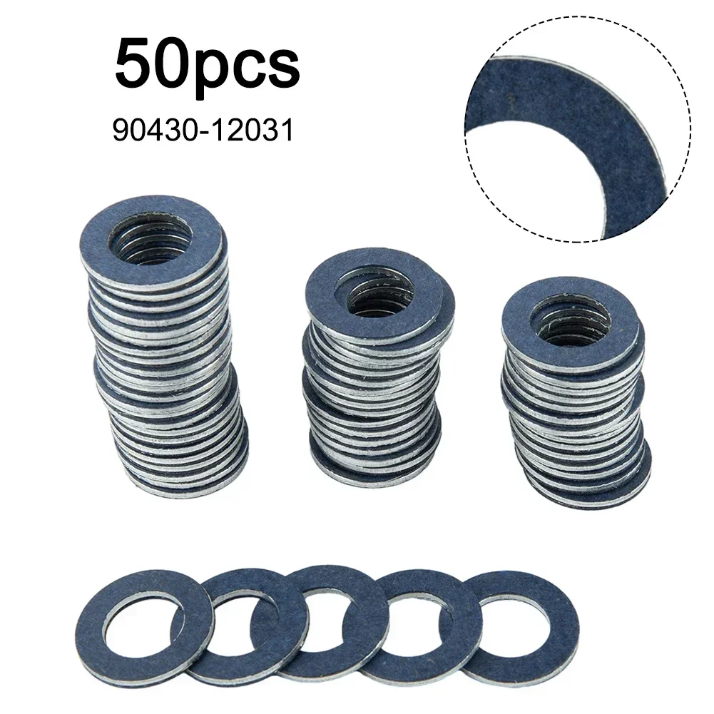 

Washer Protect Your Engine and Avoid Costly Repairs with Our Set of 50 Oil Drain Plug Gasket Washers for Toyota