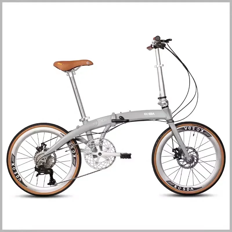 22-Inch Aluminum Alloy Variable Speed Commuter Retro Adult Folding Bike Ultra-Light Portable
