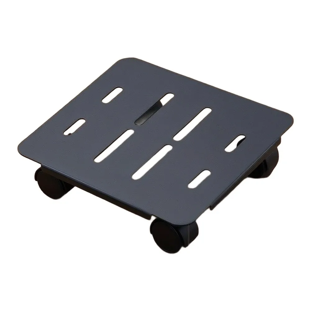 Rustproof Rolling Plant Stand with Carbon Steel Construction and Plastic Components for Long Term Use 25.5x24.5x7cm