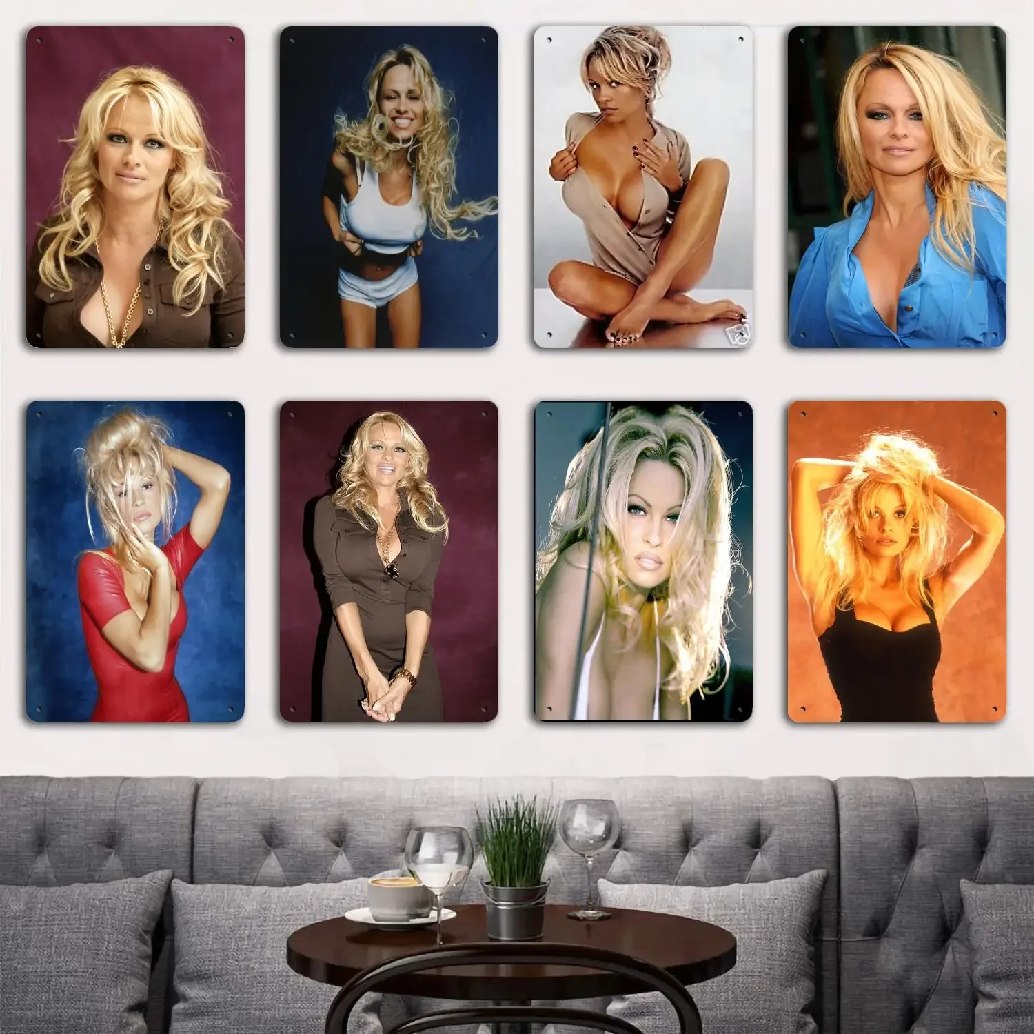 Pamela Anderson poster Tin Metal Plaques and Signs Wall Decor, Captain Poster, Vintage Decor, Bar, Pub, Club, Wall Decoration