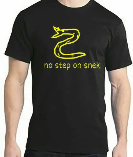 

No Step on Snek (Don't Tread on Me) T-Shirt - 100% Ringspun Cotton