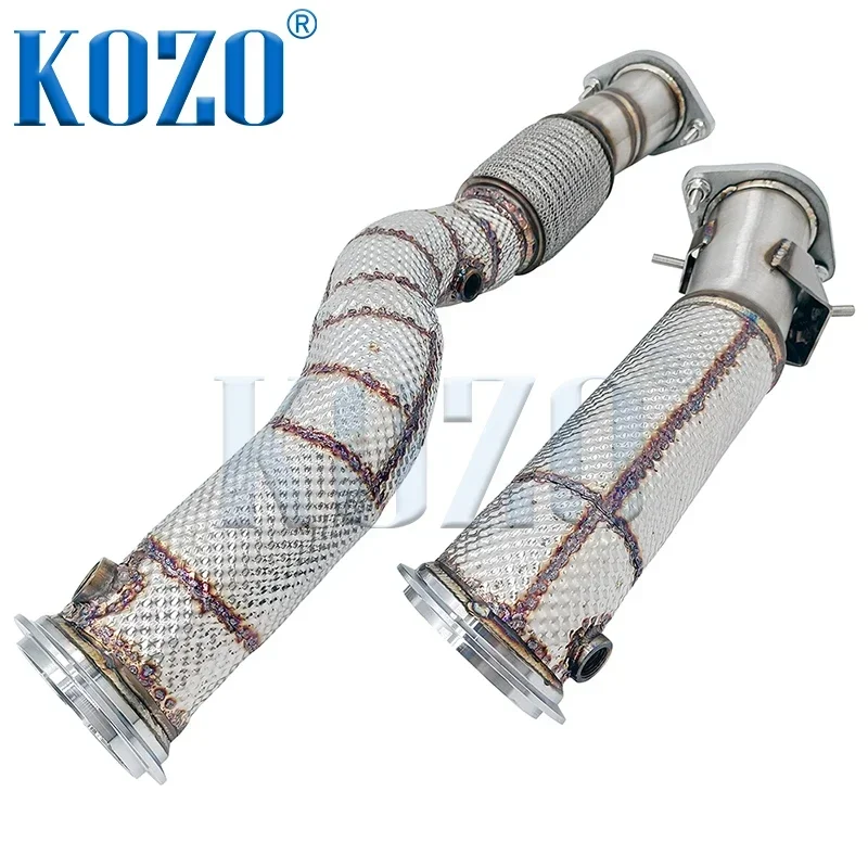 Turbo Catless Downpipe kit For BMW S58 M2 M3 M4 G80 G82 2021+ Exhaust