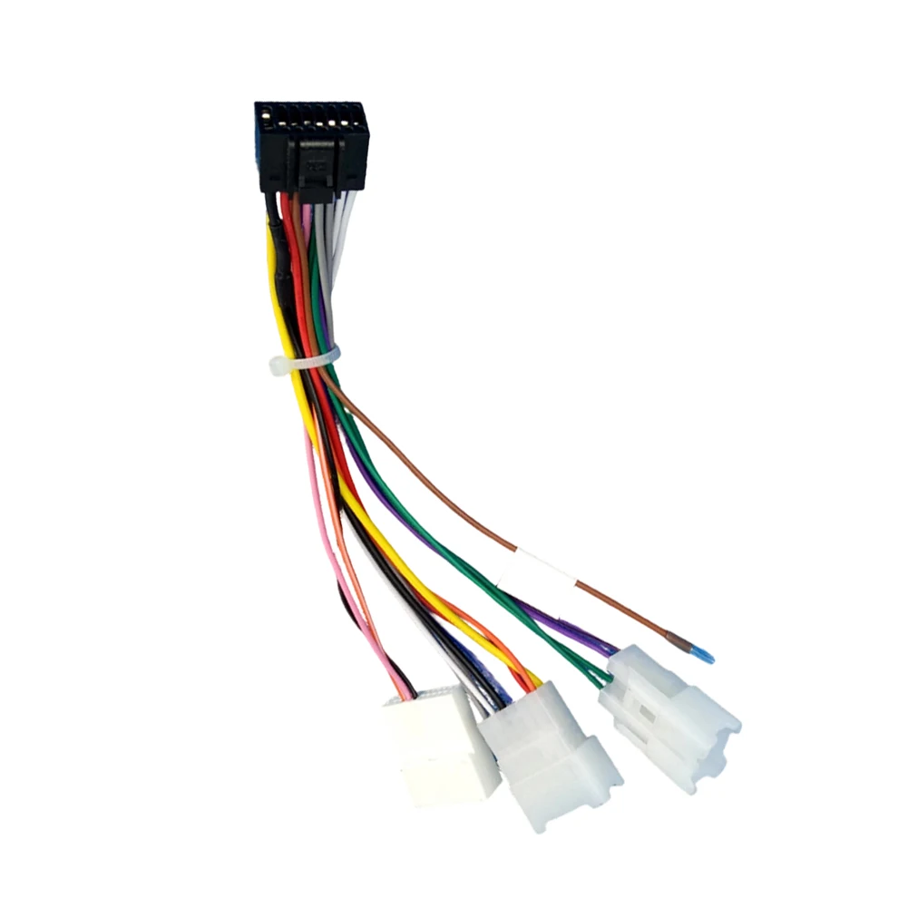 Car Stereo Cable 16Pin Wiring Harness Easy Installation Compatible With Sedan Models For Toyota Corolla 2002-2008
