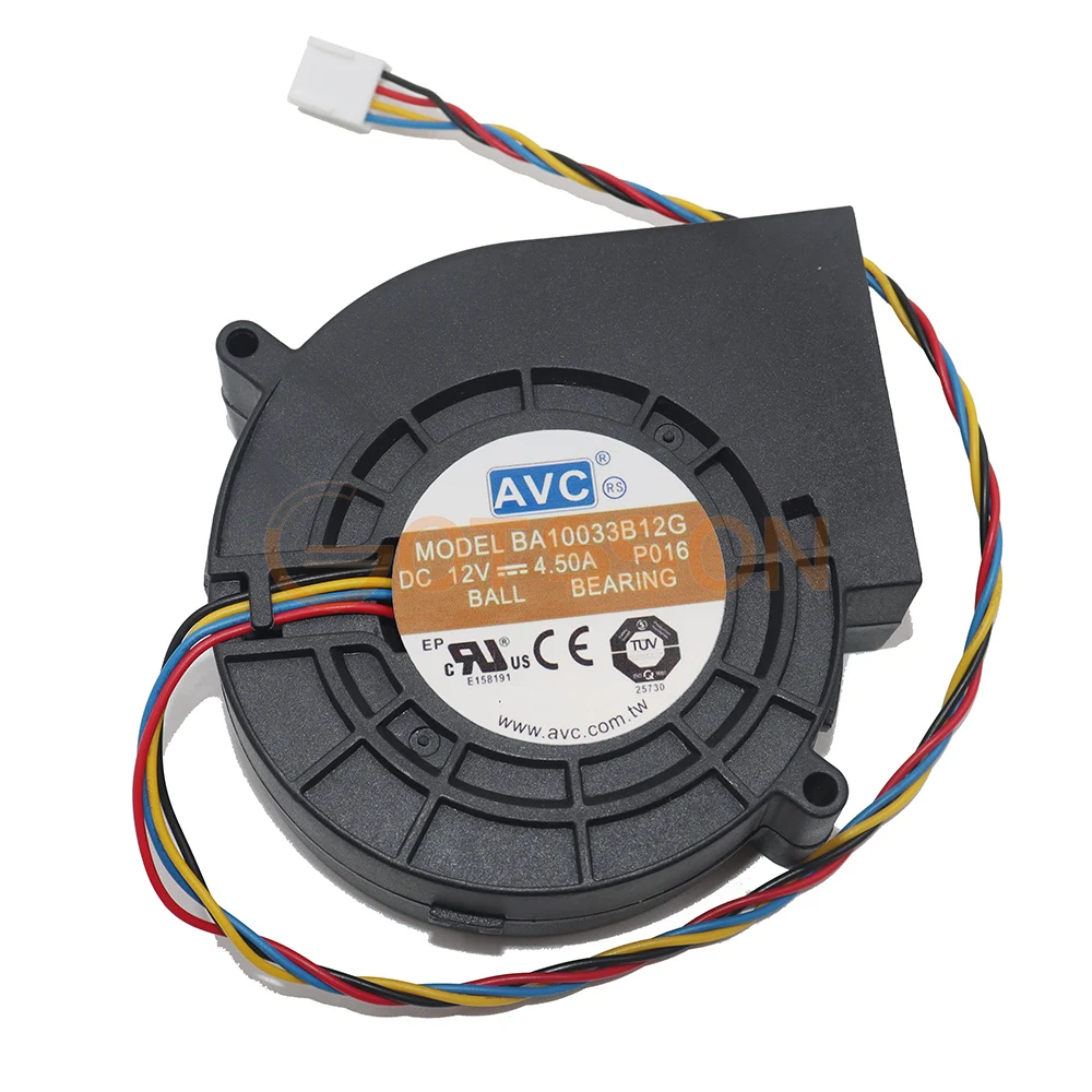 Original AVC BA10033B12G 12V 4.5a high speed turbine centrifugal barbecue fan 9733 blower