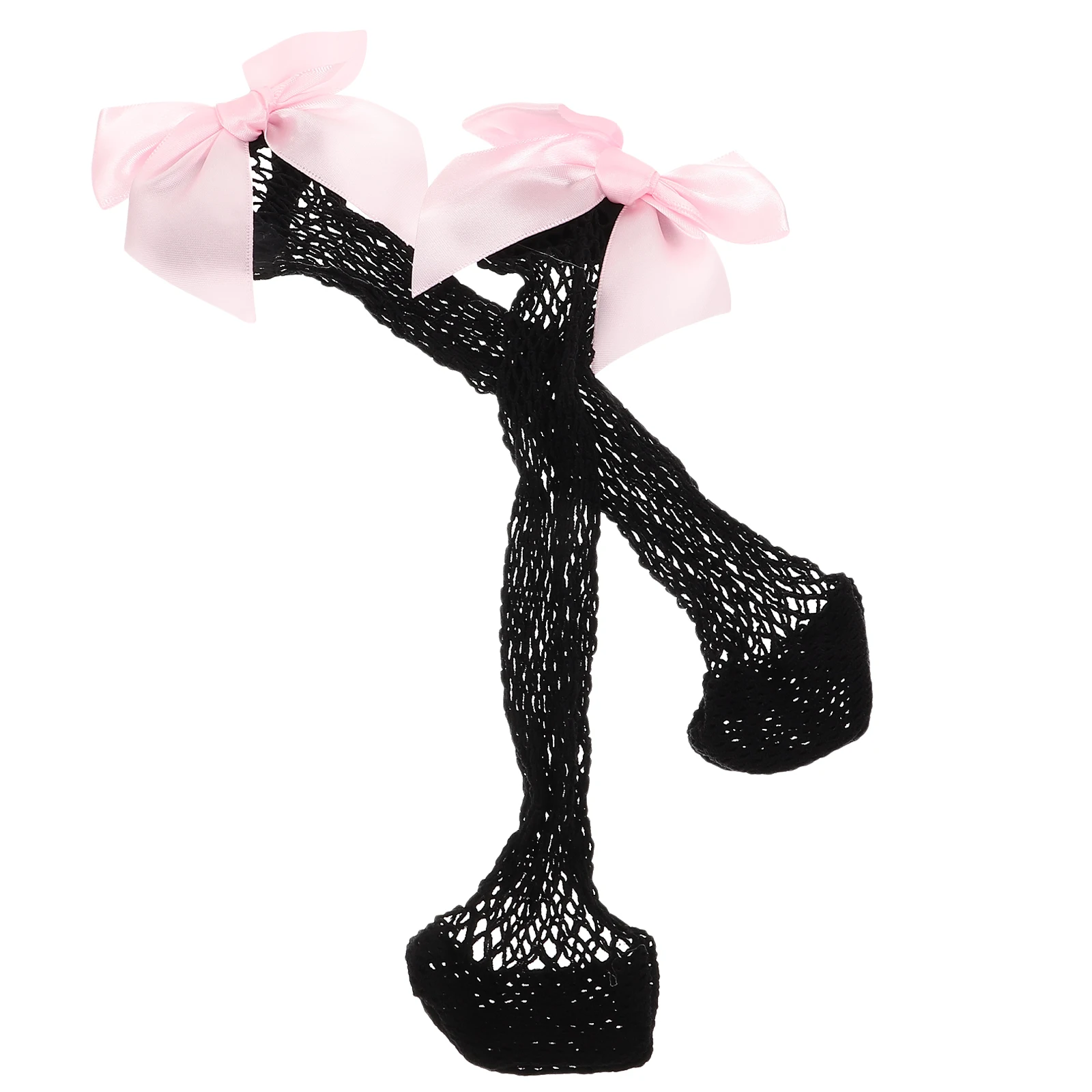 

Girls Bow Socks for Toddler High Fishnet Stockings Ankle Nylon Fishing Children Miss with Bows
