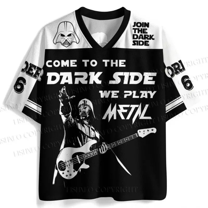 Star Wars 3D Print Jersey T-shirt Unisex V-neck Short Sleeve Tops Retro Streetwear AT-AT Graphic Tee Casual Summer Sports Shirts view 4