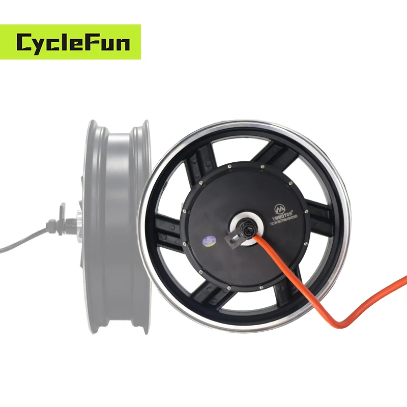 

YUMA 17x3.5inch 5000W V2 50H HY In Wheel Hub Motor 5KW For E-Motorcycle