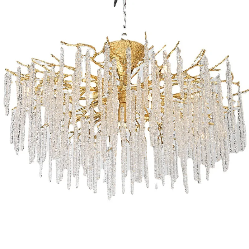 Cheng Deng Hotel Shopping Mall Lobby Lighting All Copper Branch Creative Package