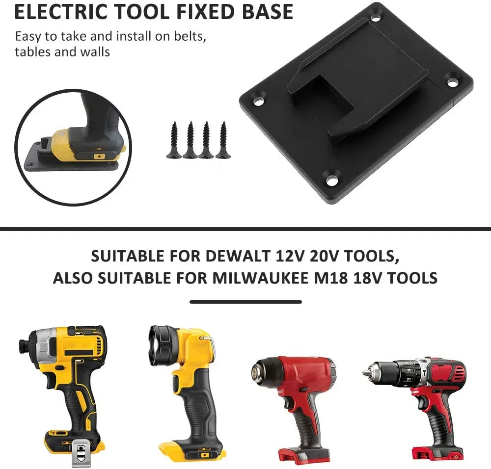 Batterij Muurbeugel Accuboormachine Batterij Houder Elektrische Tool Voor Makita/Bosch 18V Boor Batterij Houder Power tool