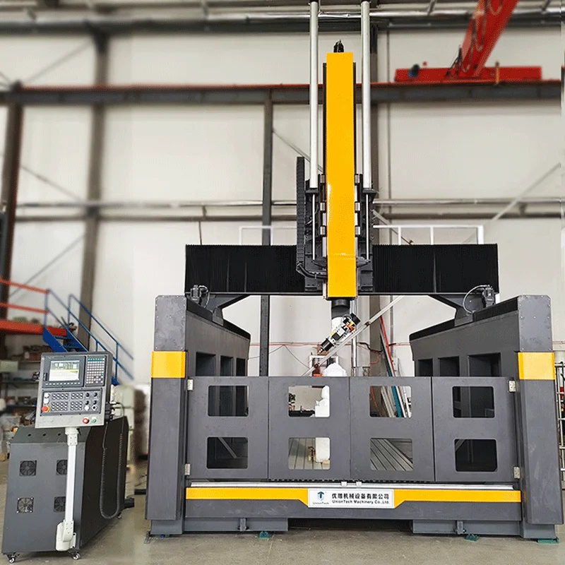 China Mini 5 Axis CNC Milling Machine Single Spindle CNC Router with Syntec Control System Gear Bearing Motor Core Components
