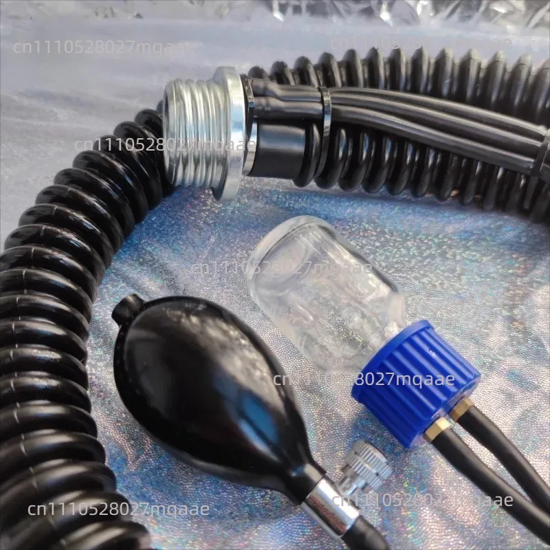 Gas Mask Accessories Special Air Guide Tube with Metal Connector Rubber Hose