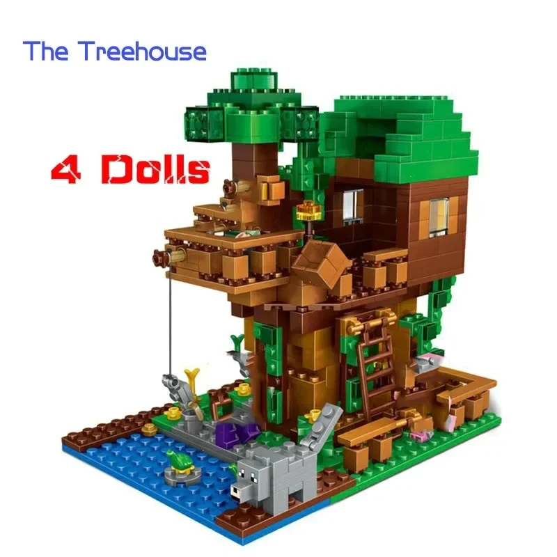 Stadsspeelgoed MINI TreeHouse Bouwstenen Jongensspeelgoed