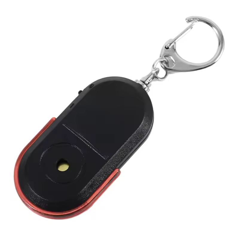 Portable car key finder anti-lost key finder smart find locator keychain whistle beep sound control LED torch - Image 8