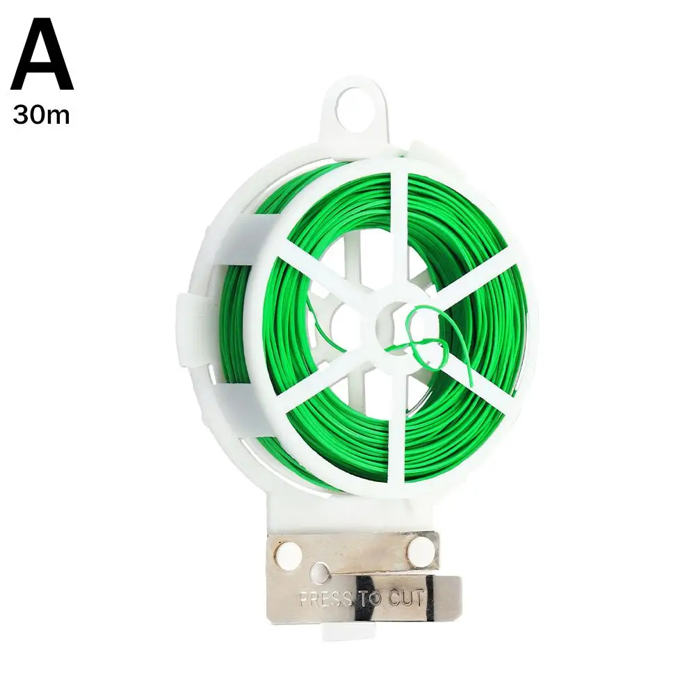 다기능 플라스틱 스틸 빵끈 타이 꽃, 튼튼한 재사용 가능한 식물 스트랩, 지지대 정원 N3Q0, 1 롤, 30 m, 50m