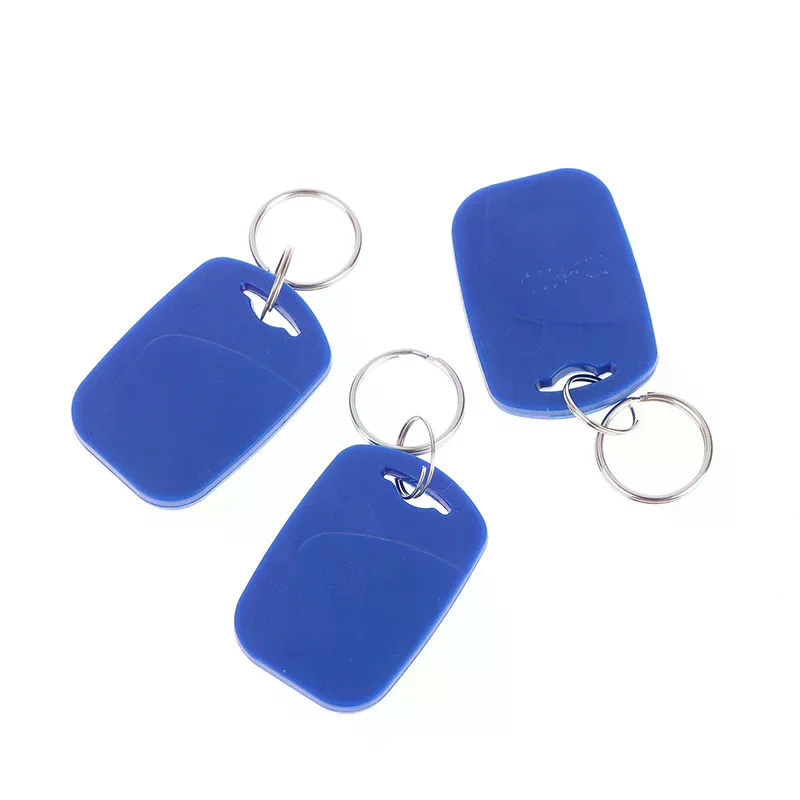 5/10Pcs 2 In 1 Dual Chip Frequency RFID Keyfob ID 125KHz T5577 +IC 13.56MHz UID Rewritable Replicable Access Control Key Tags