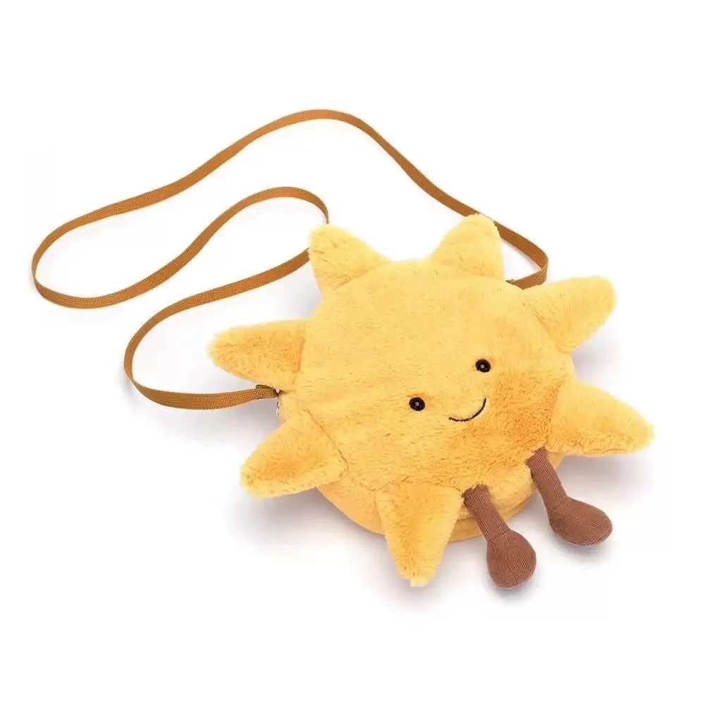 

Плюшевая сумка-игрушка Jellycat Fun Sun Bag (Великобритания) – милый подарок для женщин, подарок на 520 дней (520 Gift)