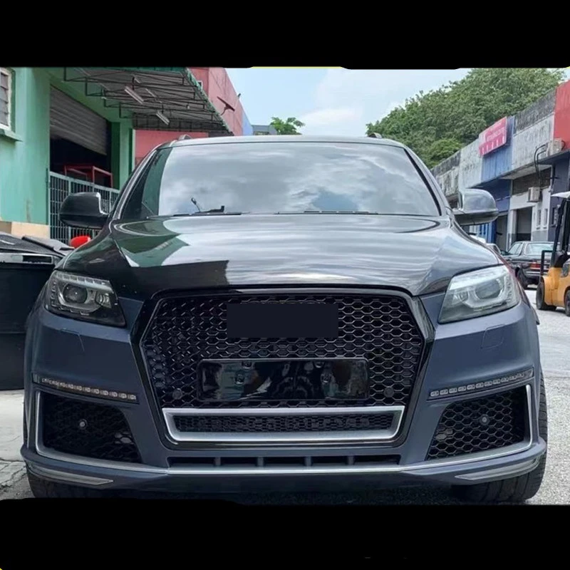 Q7 SQ7 upgrade RSQ7 front bumper kit RSQ7 style bumper body kit With grille for  Q7 SQ7 2012 2013 2014 2015