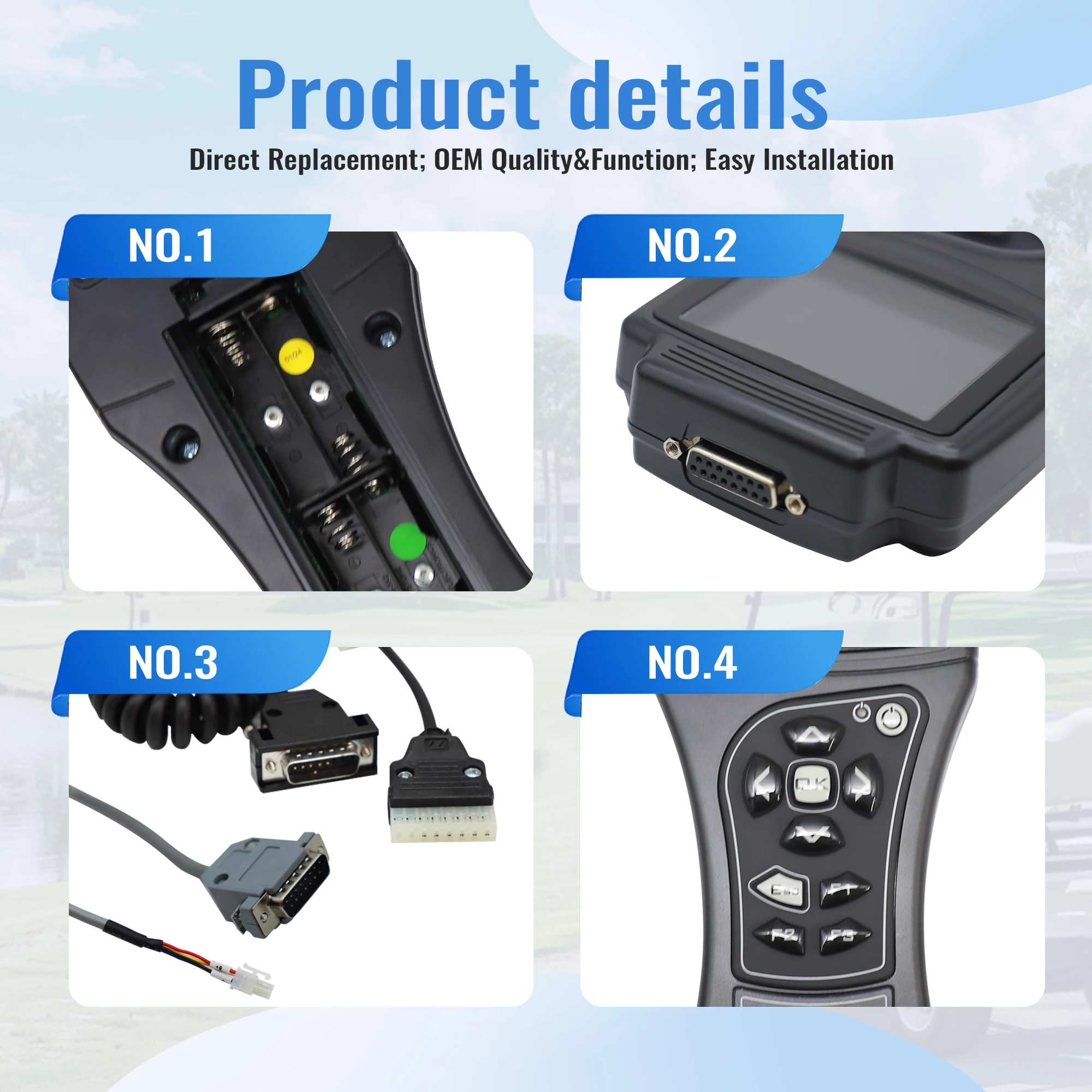 Smart Console FC2360 FC2463 Controller Programmer, OEM Level Handheld Programmer for ZAPI Controller