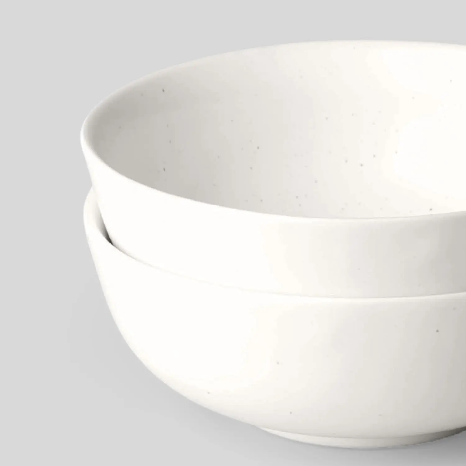 Ramen Set - Includes 2 Ramen Bowls and 2 Pairs of Chopsticks - Durable, Dishwasher Safe Stoneware Ceramic Bowls and Bamboo Chops