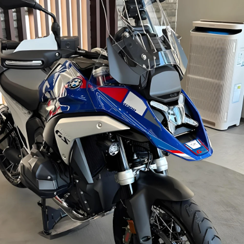 

Защитная наклейка для мотоцикла для BMW R1300GS R 1300 GS 2023 2024, 3D гелевая защитная наклейка на передний дефлектор носа