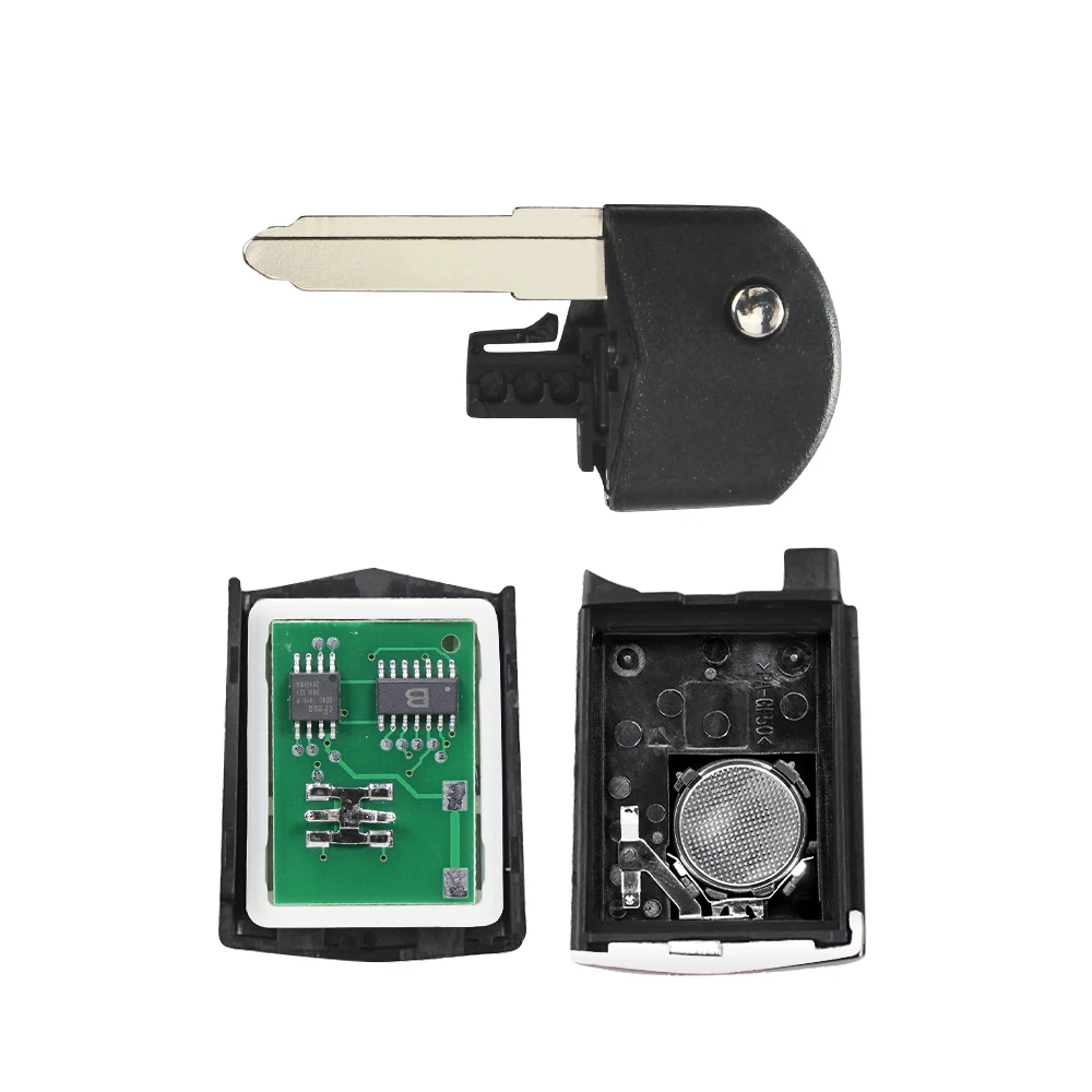 KEYYOU 3 Buttons Remote Folding Car Key For Mazda 3 5 6 CX-7 CX-9