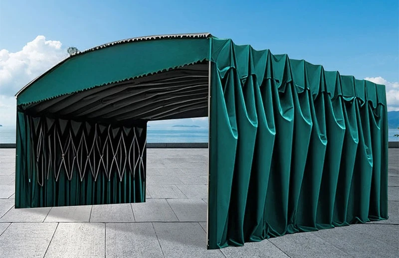 

Двухтактный телескопический навес, уличный мобильный навес, электрическая палатка, передвижной автомобильный домашний навес для парковки