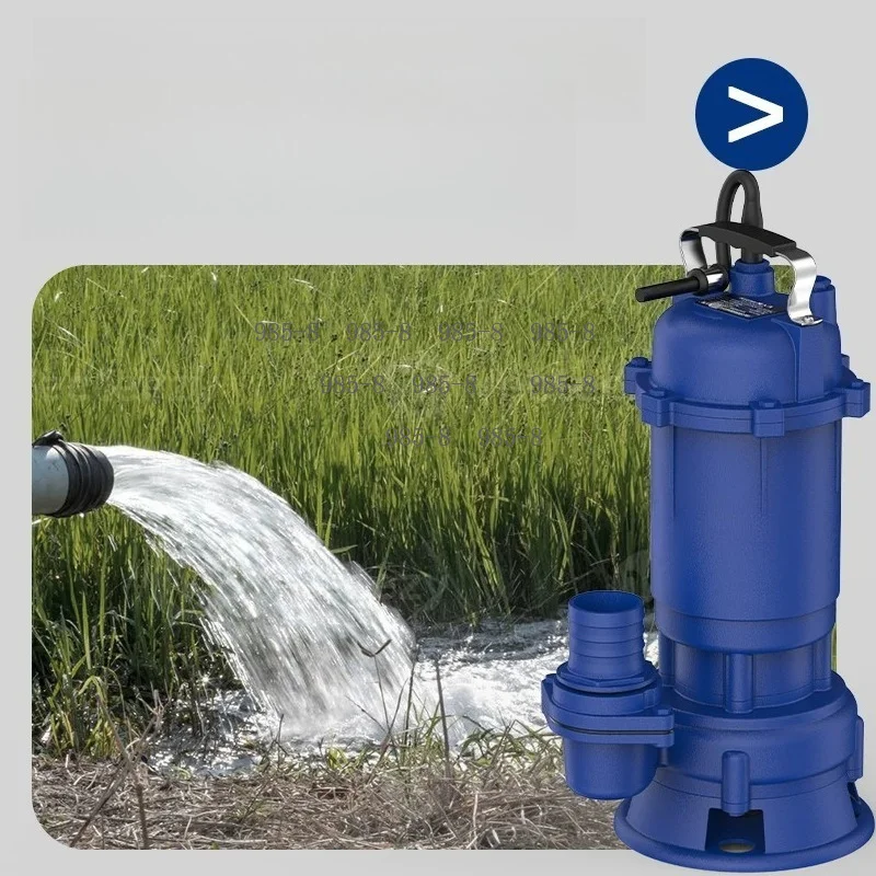 750W/1.1KW/1.5KW Multi-Power Sewage Pump, High Flow Non-Clog Drain Pump for Home and Farm Use