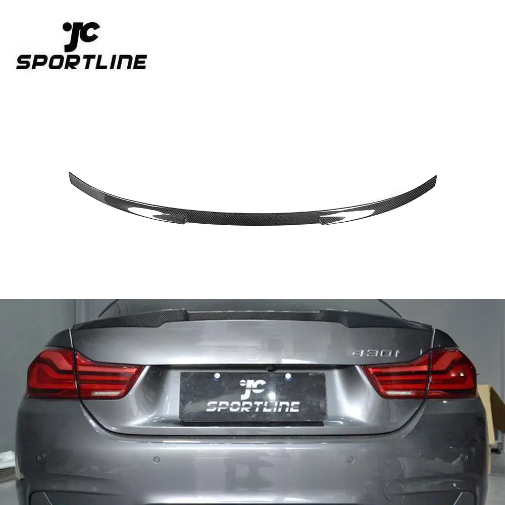 

P Style 4 Series M4 Carbon Rear Spoiler For BMW F32 M 428 435 Coupe 2014