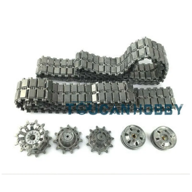 

RC Accessories HENG LONG 1/16 Challenger II 3908 RC TankMetal Tracks Sprockets Idler Wheels THZH0158