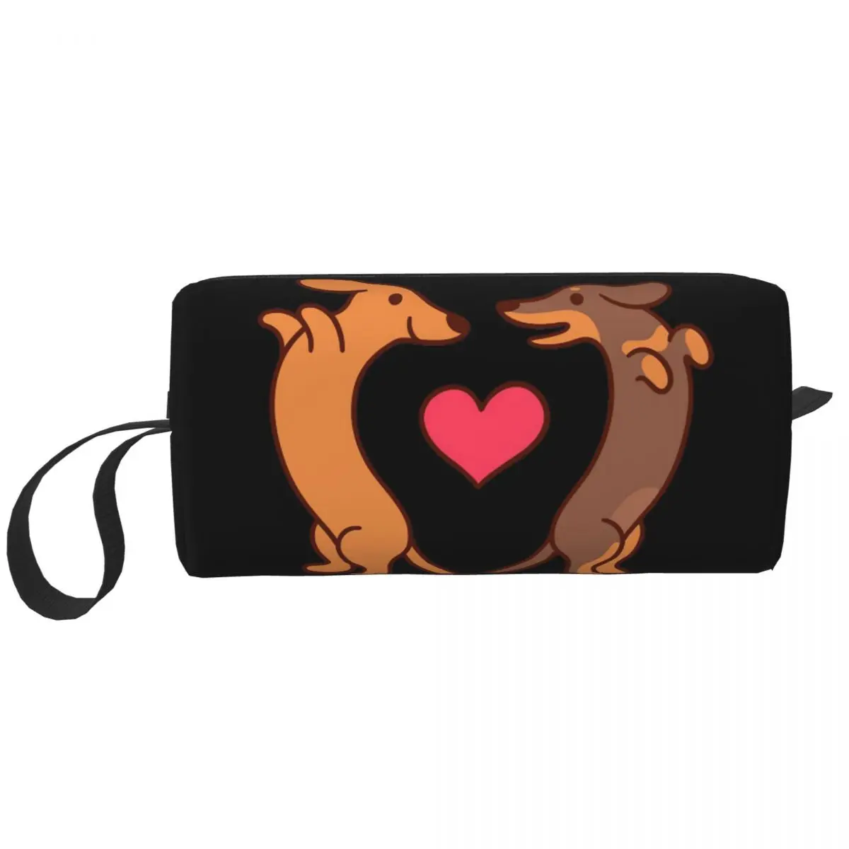 Federmäppchen mit Dackel-Muster, für Kinder, Geschenke, Stiftbox, Bleistiftbeutel, Schreibwaren, Reise-Organizer für Damen