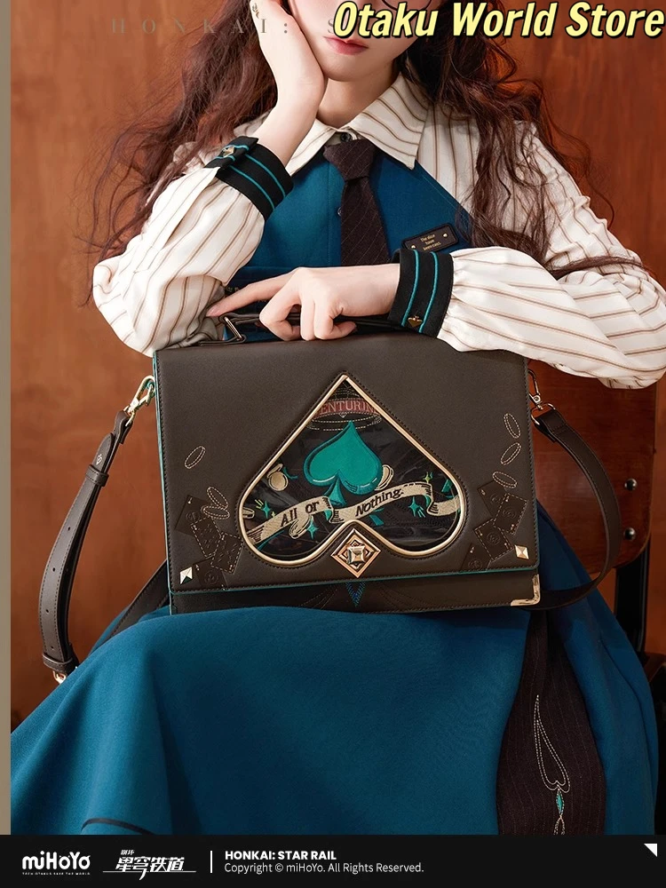

Mihoyo Honkai Star Rail Aventurine Theme Impression Series multi-purpose pack Bag Aventurine Role Play Cosplay Costume Anime