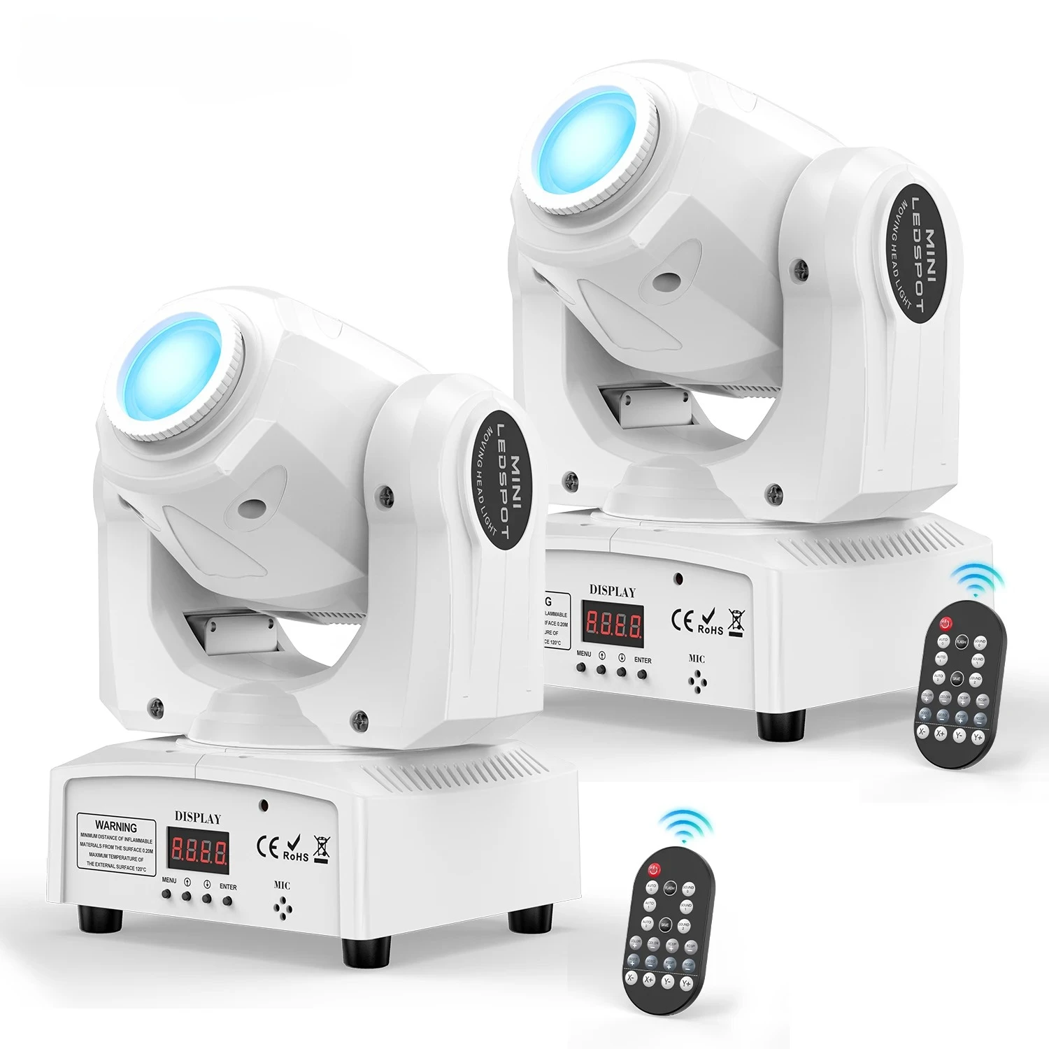 

10 Вт 30 Вт 60 Вт светодиодный светильник с подвижной головкой, луч гобо, сценический эффект, освещение DMX, проекционный свет с дистанционным управлением для вечеринки, концертного театра