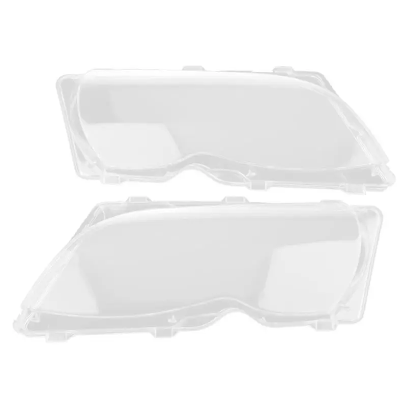 

ABHX-Car Front Headlight Lens Cover Head Light Lampshade For BMW 3 Series E46 4 Door 2002-2005 Headlight Housing
