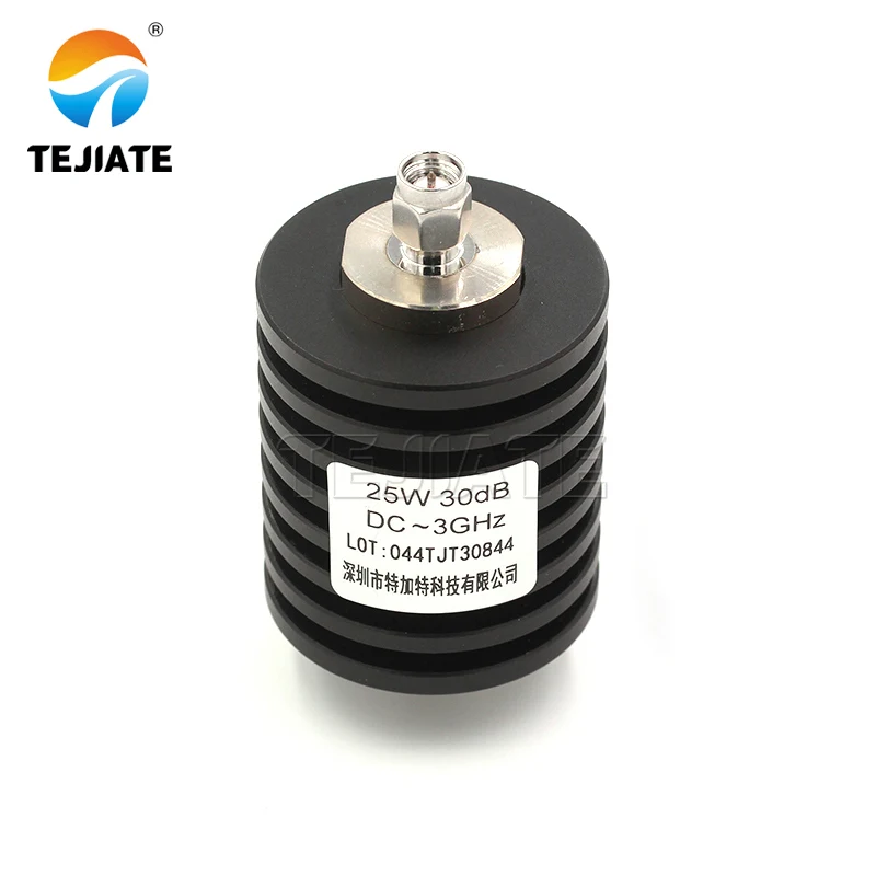 1PCS SMA-JK 25W RF Coaxial RF Attenuator DC-3GHz Male and Female 2DB 3DB 5DB 10DB 15DB to 40DB