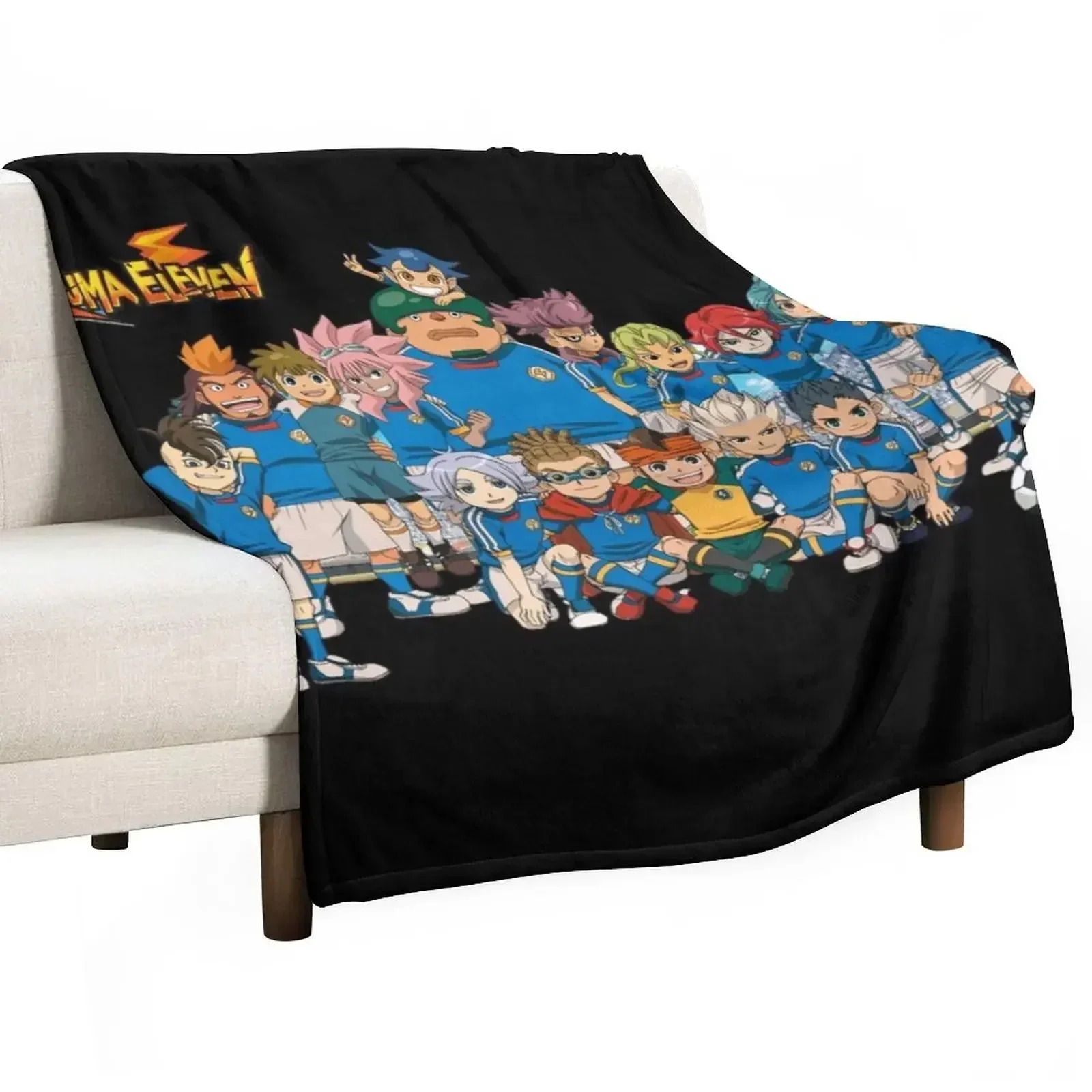 Inazuma Eleven Anime Throw Blanket Loose cosplay anime wednesday Blankets