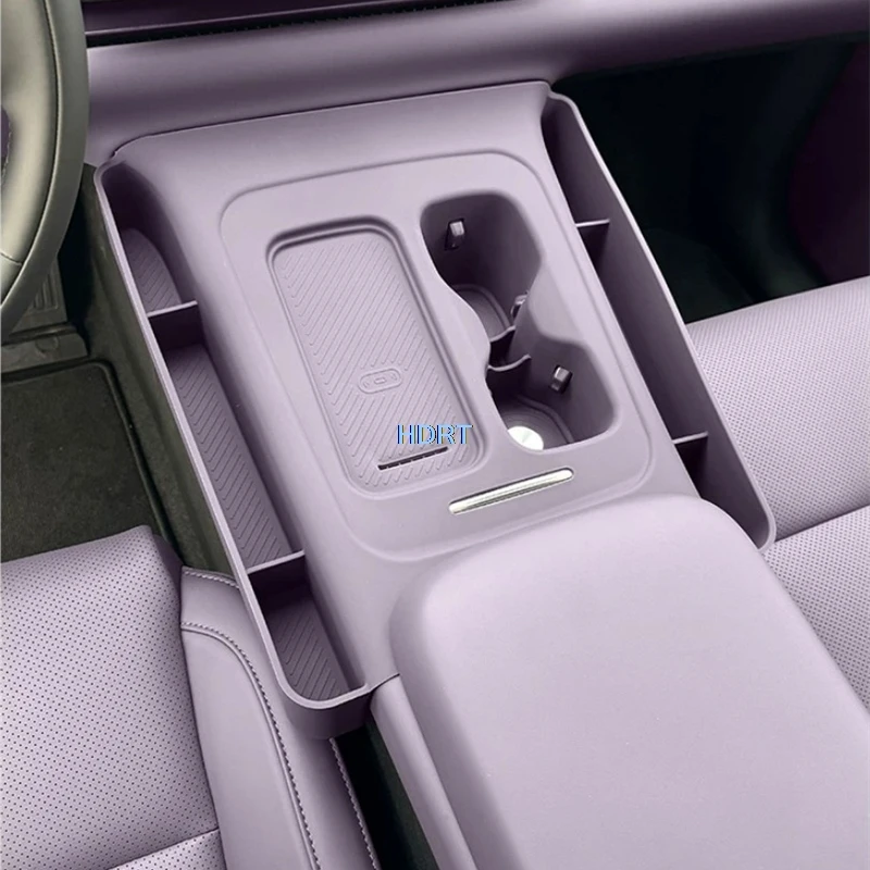 Car Styling Center Console Wireless Charging Wate Cup Storage Box For Leapmotor C10 2026 + Accessories Container Organizer Cover