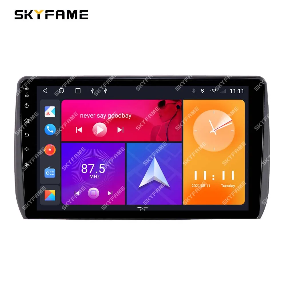SKYFAME Auto Rahmen Fascia Adapter Canbus Box Decoder Android Radio Dash Fitting Panel Kit Für Honda Crider