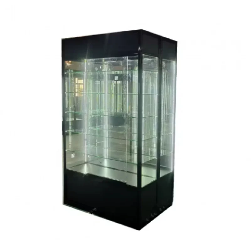 

Custom. high quality price custom item glass cabinet shopping mall showcase