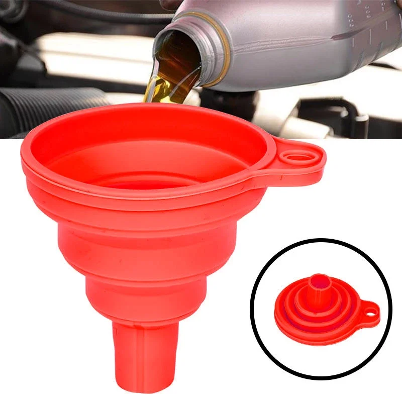 Car Silicone Folding Funnel Auto Oil filling Equipment folding funnel For BMW E46 E39 E90 E60 E36 F30 E34 F10 F20 E92 E38 E91 X5