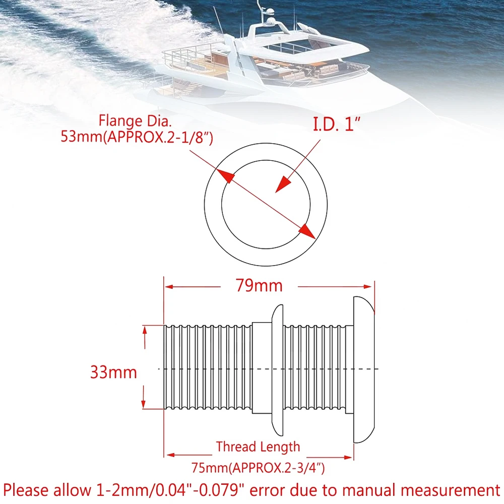 For Boats, Yachts Durable 316 Stainless Steel For 1\