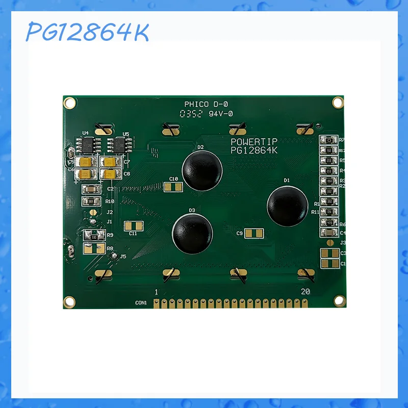 

Экран PG12864K PG12864URF-KCN-H, совместимый с POWERTIP PG12864K, заменяемый экран