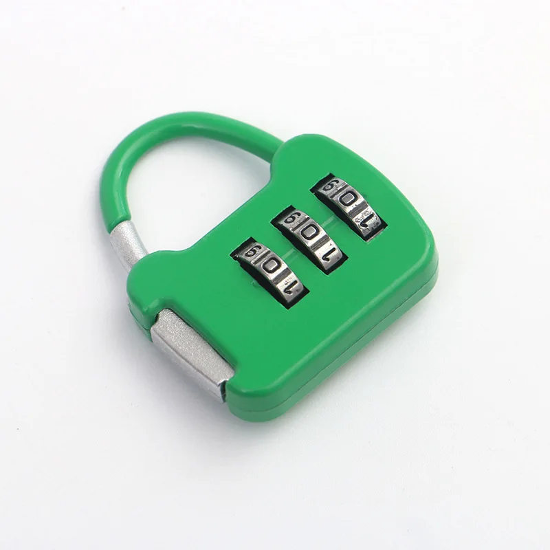 Color Mini Password Padlock Trolley Case Password Lock Student Dormitory Cabinet Password Lock Backpack Zipper Lock