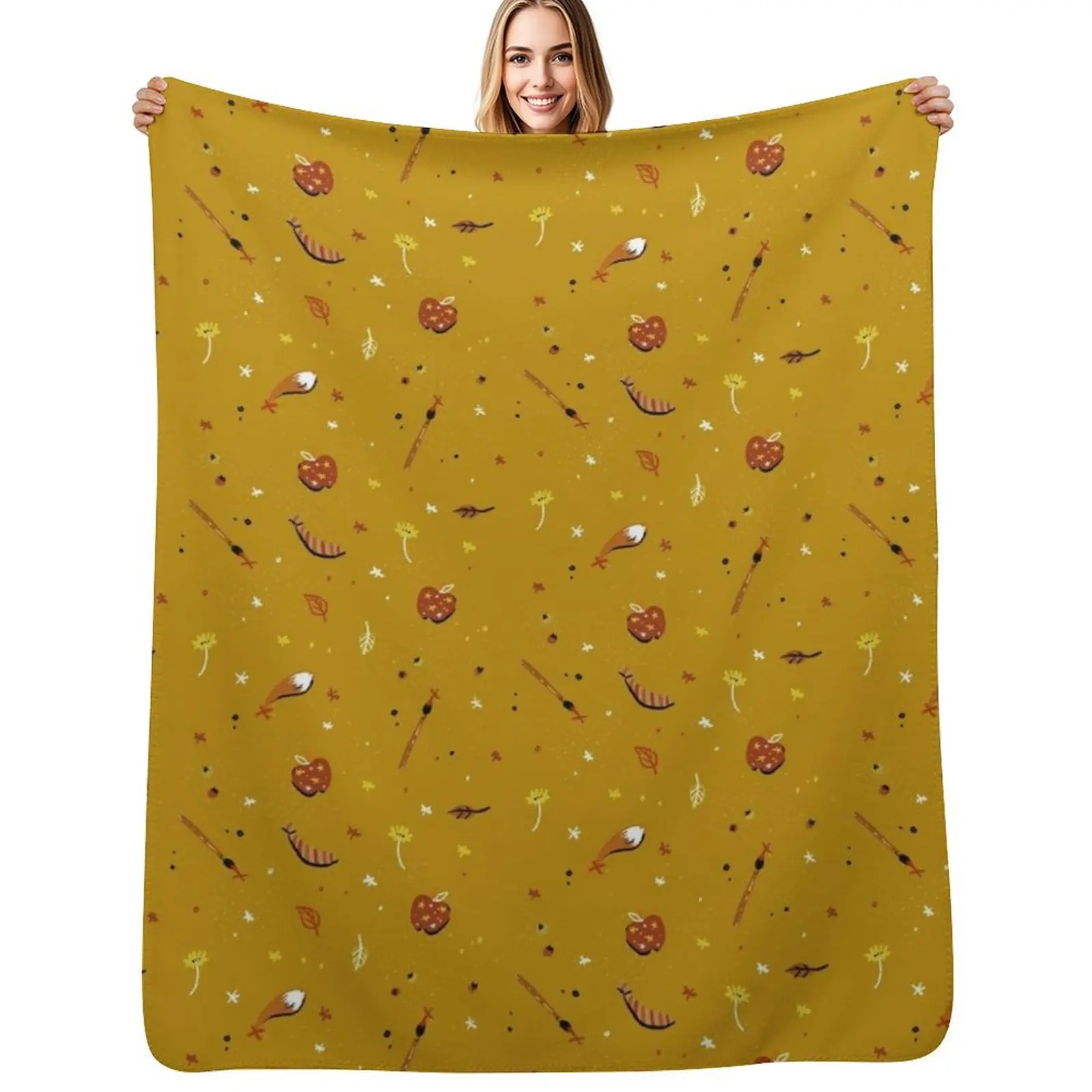 Something Fantastic Throw Blanket Compact Warm Blanket for Car Road Trip