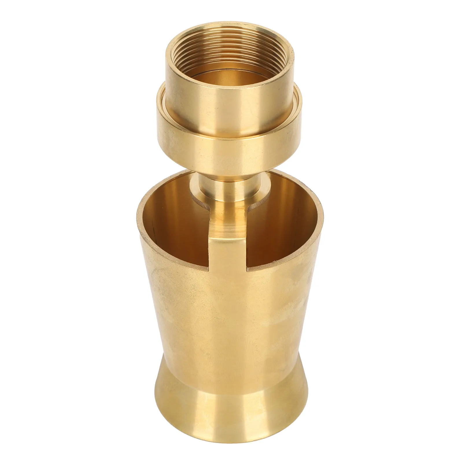 Water Fountain Nozzle 1.5 Inch Internal Thread Brass Ice Tower Nozzle 1.6m Coverage Diameter for Garden Pond and Fountains